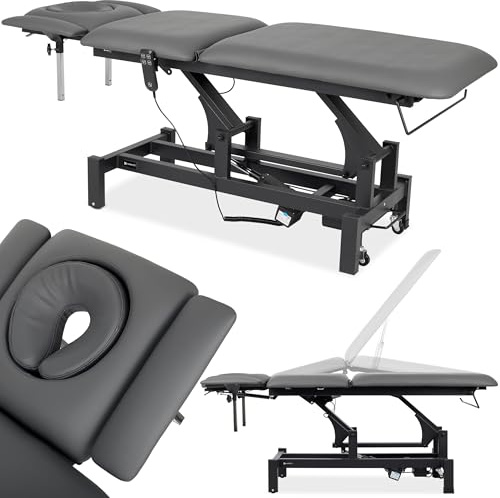 Massageliege Elektrisch Fortis (Grau, 192x68cm, Fortis 5 Ergo | 5-Segmente)
