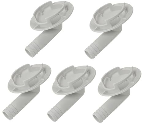 5Pcs Air Conditioner Drain Hose Connectors Drain Pipe Elbow Fitting Air Conditioning Drainage Tool for Mini-Split and Window AC Units