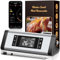 Termometro Cucina Professionale, Termometro Carne Bluetooth Senza Fili, 240 Metri Controllo via App con Timer e Allarme, IP67 Impermeabile e Olio, 120 ore Batteria Ricaricabile Termometro Alimentare