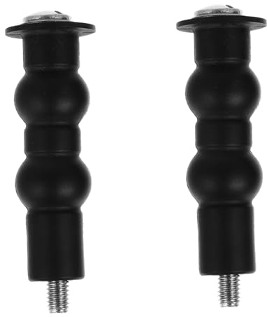 NUOBESTY Bulloni di Fissaggio per Sedile Wc e Viti per Cerniere Copriwater in Materiale Resistente, Superficie Liscia, Kit da 2 per Montaggio e Riparazione Sanitari Bagno