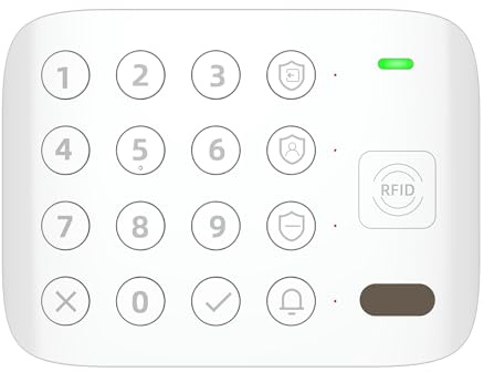 Accessories for CP10 Pro Home Alarm System - Smart Keypad, easy mode change with 1500mAh batteries, K01