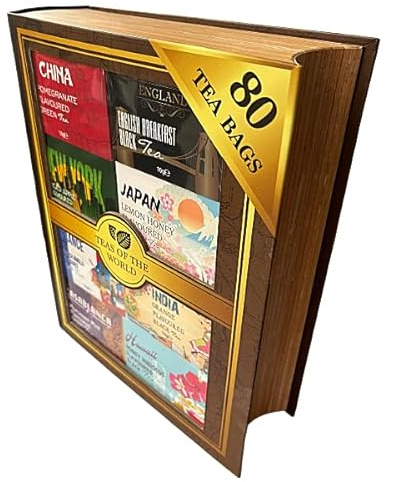 Teas of the World 80 Tea Bags Gift Set | Global Tea Assortment Gift