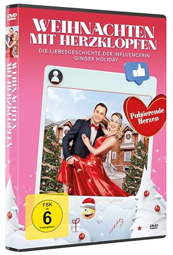 Weihnachten mit Herzklopfen – Die romantische Liebesgeschichte der Influencerin Ginger Holiday (Weihnachtsfilm mit pulsierenden Herzen) [DVD]