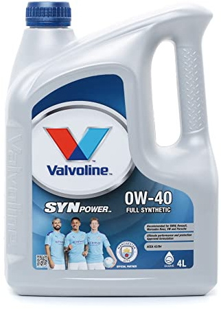 Valvoline Olio motore SynPower 0W-40 Olio 4 L