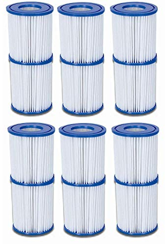 Bestway 58094 Filterkartusche Gr. II (6 Doppelpack = 12 Filter)