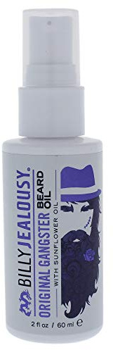 Billy Jealousy Beard Oil for Men, Weightless, Low Shine, and Hydrating Beard Moisturizer for Softer Hair, Helps Prevent Itching and Flakes, Original Gangster, 2 Fl Oz