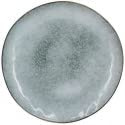 OGO LIVING - Lot de 6 grandes assiettes plates à dîner 2614749 ARONAL 27,5cm en grès - haut de gamme - lavable au lave vaisselle - compatible micro-onde - bleu polaire