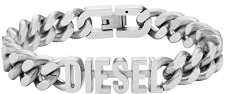 Diesel Herren Edelstahlarmband mit Faltverschluss