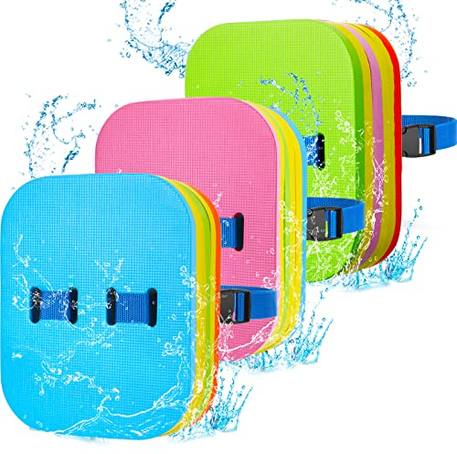 3 Pcs Swim Back Bubble Float for Kids Adjustable 3 Layers Swimming Bubble Belt Split Foam Safety Training Toddler Swim Float for Children Sport Pool Lesson Equipment Swimming Beginners Floaties