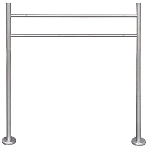 VACARX Stainless Steel Stand for Double Mailbox,Item Material: Stainless steel
