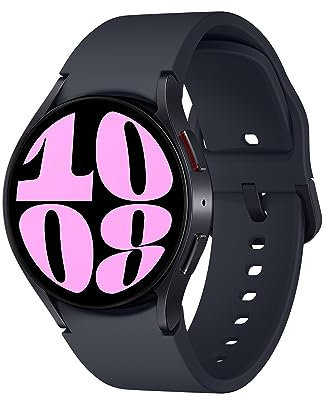 Samsung Galaxy Watch6 40mm Smart Watch, análisis de sueño, monitor de bienestar, batería de larga duración, Bluetooth, bisel táctil en aluminio, grafito [versión italiana]