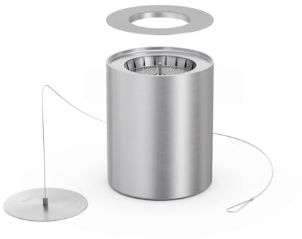 höfats - Bio-Burner Spin 1200 avec Eco-Ring - remplace la Boîte de Gel Combustible Spin 120 - Permet d'utiliser du bioéthanol höfats Liquide - Durée de Combustion Plus Longue et Flamme Plus Claire