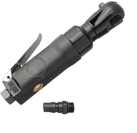 CARMOTTER 1/10.2 cm Pneumatischer Ratschenschlüssel, Druckluft-Ratschen-Steckschlüssel Drehmoment, reversibel, pneumatische Zip-Pistole, für den professionellen Einsatz