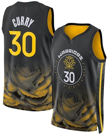 Basketball Trikot Shirt Herren 2025, Ärmelloses Atmungsaktives T-Shirt Weste, Spieltrikot für Erwachsene, Gelb M