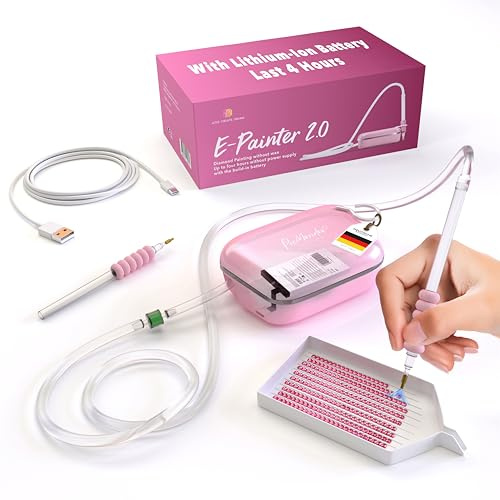 Picmondoo e-painter för diamantmålning (rosa 2 steg)