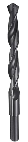 sourcing map 12mm Drill Bit 10mm Reduced Shank Round 4241 HSS