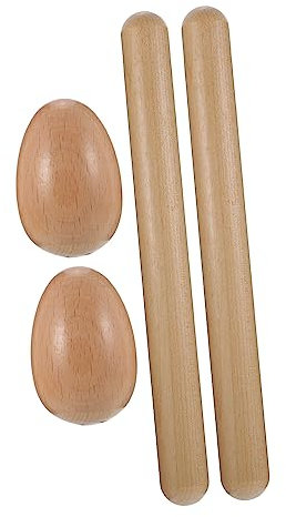 Yardwe Holz Ei Shaker Rhythmusstäbe Für Junge Mädchen Percussion Instrumente Aus Holz Für Musikunterricht Und Spiel Zu Hause Schule