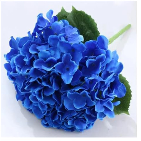 LYVQZPWLR Simulation de Bouquets de Fleurs de Mariage, Lot de 5 Fleurs d'hortensia artificielles en Soie Multicolores(14)