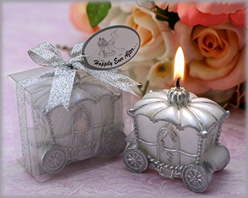 Lote de 20 Velas Carroza Novios - Velas Recuerdos Invitadas Bodas