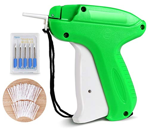 ilauke Etikettierpistole Kleidung Etikettiermaschine, Etikettiergerät Kleidung mit 5 Ersatznadeln, 1200 Heftfäden, Etiketten Pistole für kleidung preisschilder Etiketten Preis Marke Tags Schild Label