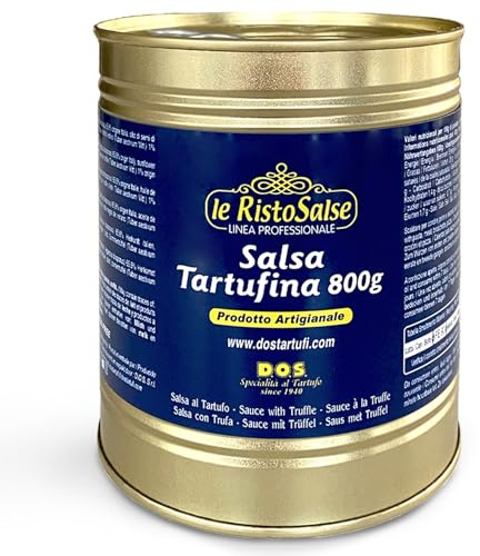 D.O.S. Specialità al Tartufo since 1940 - Sauce à la truffe 800 g | Format professionnel pour restaurants | Produit à la truffe | Sans gluten | Produit artisanal d'Ombrie