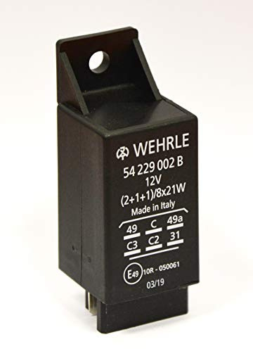 WEHRLE Blinkgeber 12V 4/8x21W Traktor Schlepper Blinkrelais