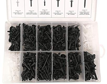 Blindnieten Sortiment Kunststoff 235 tlg. passend für BMW GM FORD CHRYSLER & VW