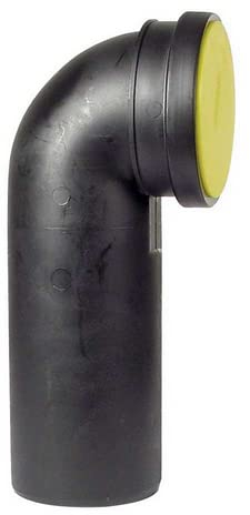 CURVA VERTICALE WC SOSPESI PE Diam. 90/90