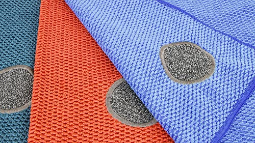 Aqua Clean Kristall Mikrofaser-Universaltücher mit Reinigungsauge 6tlg.