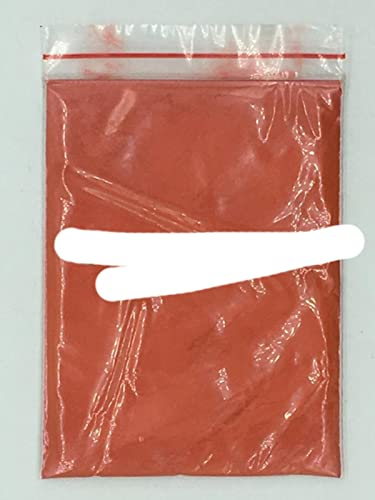 10 g Glimmer Epoxidharz Farbstoff Perlenpigment Natürlicher Glimmer Mineral Handgemachte Seifenfarbe für die Seifenherstellung Kosmetik-Orange Rot