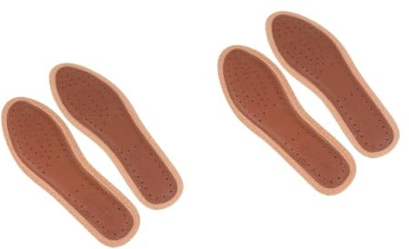MAGICLULU 2 Paar Einlegesohlen aus Bambuskohle dämpfende Schuhpolster Komfort-Einlegesohlen für Plattfüße Einlegesohle aus Schaffell Schuheinlegesohle schweißabsorbierende Einlegesohlen