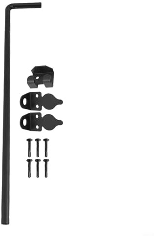 Rohrbolzen Stahl Tor Bodenriegel für Holz PVC Vinyl Metall Zäune Tür Hardware Robuster Rohrbolzen Bodenriegel für Doppeltore und Türen