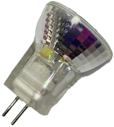 UGEFKMQ Kleine Scheinwerferlampe MR8 12V 35W Halogen Leuchtmittel MR8 6V 5W Halogen Spot Glühbirnen G4 Bi-Pin Sockel Strahlerlampen,12V-10W
