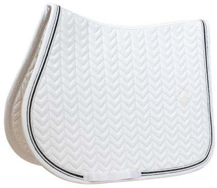 Kentucky Horsewear - Schabracke - inkl. Metallkette - Satteldecke - Springen - weiß