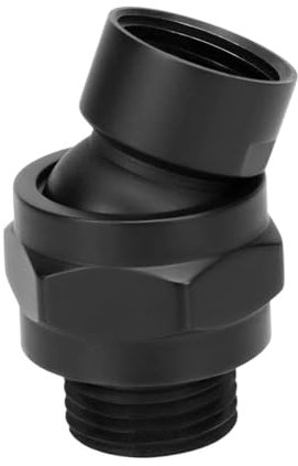 Colcolo Cabezal de Ducha de articulación giratoria Universal Instalación Directora de Ducha montada en la Pared Adaptador de Boquilla Ajustable para, Negro