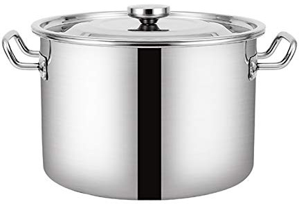 Cooking Pot, Stainless Steel Stockpot,Stockpot Large Deep Stainless Steel Stockpot,Professional Induction, Safe Stainless Steel Stock Pot with Lid for All Stove