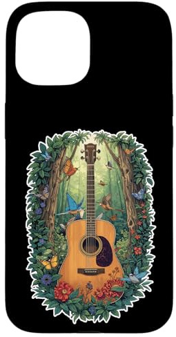 Cordes de Musique pour Guitare Acoustique Rock Rhythm Coque pour iPhone 15