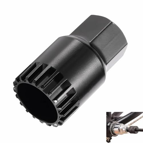 HBYMYDA Strumento di Rimozione del Movimento Centrale della Bici 20 Denti per Estrattore di Pedivelle Strumento di Riparazione per Shimano FSA VP LP (Nero)