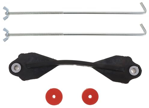 YOSADIER Soporte y Fácil de Usar para Batería de Coche de Goma de Sujeción Compatible con Baterías de 55ah a 100ah, Adecuado para Piezas de Automóvil