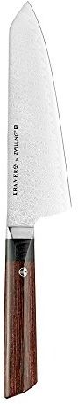 KRAMER by ZWILLING Meiji - Cuchillo Santoku alemán afilado de 7 pulgadas, fabricado en una fábrica alemana propiedad de la empresa con acero de fórmula especial perfeccionado durante casi 300 años