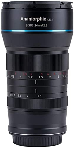 Sirui Objectif anamorphotique F2.8 24 mm 1,33 x APS-C (Montage Z), Noir, SR24-Z
