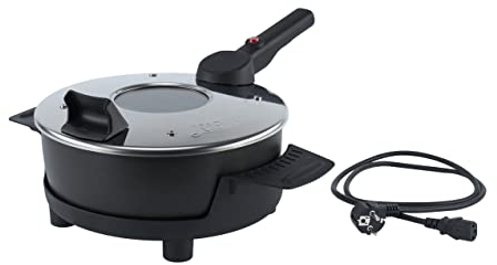 REMOSKA Prima Glass P32F/01 Pot à rôtir électrique 4 l 580 W Surface non adhésive