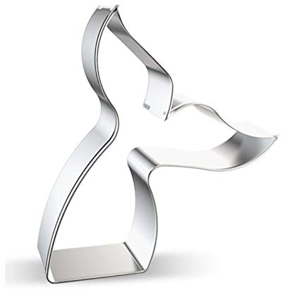 WDYJMALL Mermaid Whale Fish Tail Shape Cookie Cutter - B