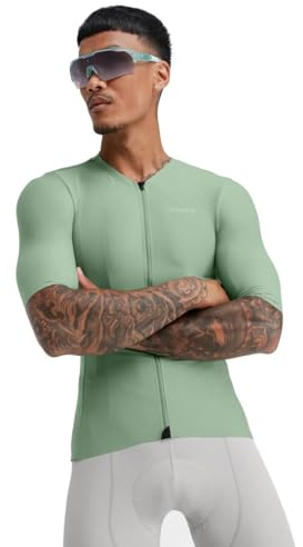 SIROKO - Maillot para Ciclismo SRX Stage - XL - Verde Oliva