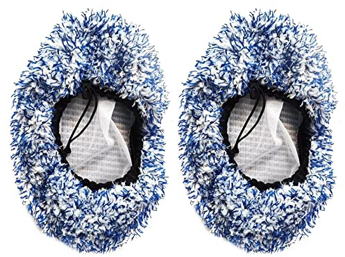 hifrom Brush Cover Auto Bürstenüberzug, 2 Stücke Autowäsche sb Waschbürstenüberzug Autowaschbürste Mikrofaser Waschhandschuh für Autowaschbürsten Kratzerfreie Autowäsche, Motorräder