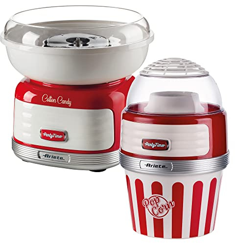 Ariete Retro Style Candy Floss Maker and Popcorn Maker Set
