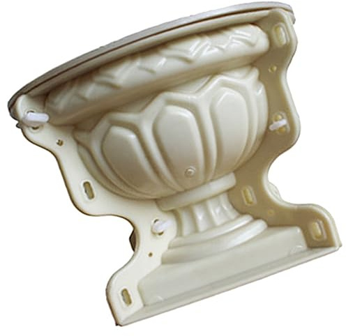 FONDOTIN Molde para Hacer Macetas de Estilo Europeo, Molde Artesanal Lavable para Decoración de Mesa y Jardinería en Casa