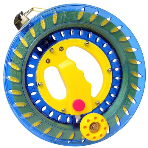 Kaiciuss 22,6 cm Drachenwickler mit Schnur, Drachenschnurrolle für Kinder und Erwachsene, einfach zu bedienende Drachenschnur und Spule, kommt mit 365,8 m langem strapazierfähigem Drachenfaden und
