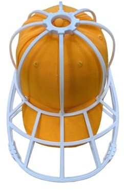 SIGANDG Cap Washer für Baseballmützen,Hut-Unterlegscheiben,Cap Waschen,Hutwaschrahmen für Erwachsene und Kinder Basecap(Weiß)