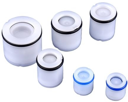 MEXEWORD 1Pcs 8~50mm Plug-in Plastique Clapet Anti-Retour Ressort Clapet Anti-Goutte Compteur d'eau Valve Anti-Goutte Connecteur De Contrôle d'eau À Sens(Large Flow OD 50mm)